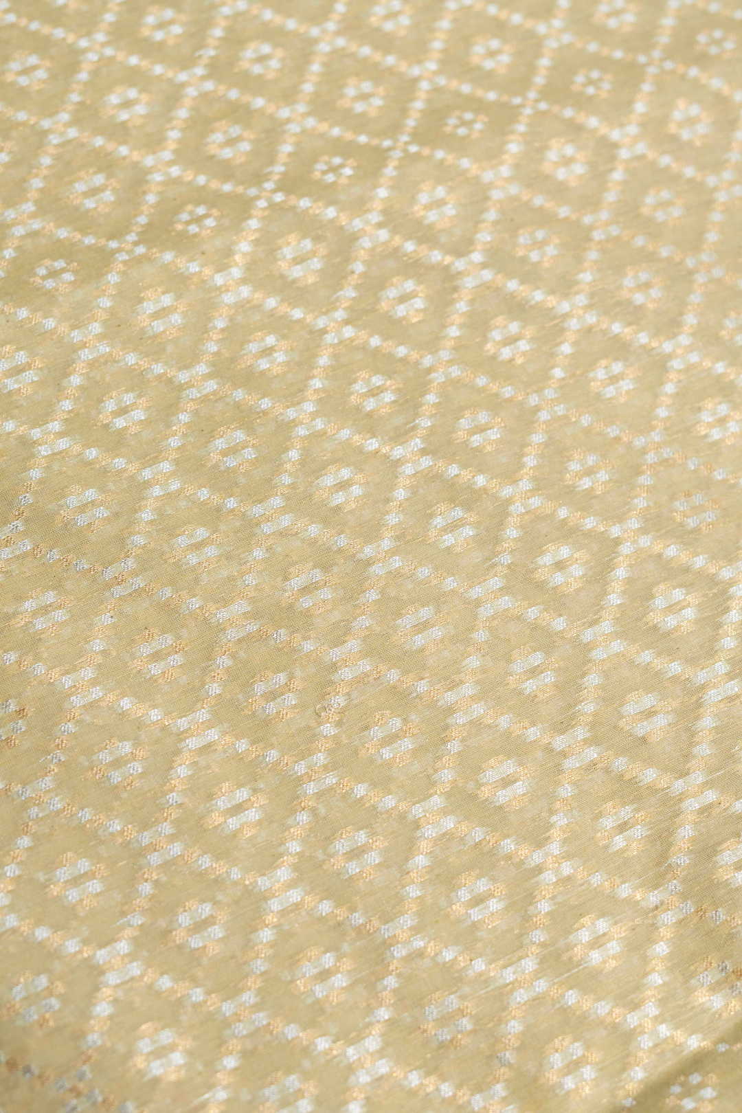 Handwoven Light Green Cotton Fabric
