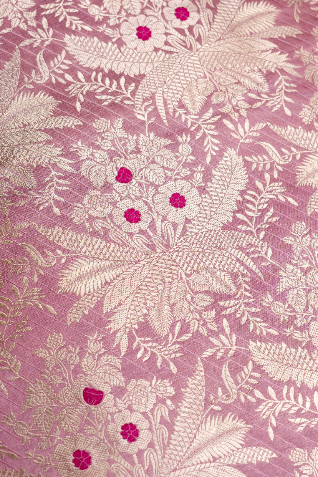 Pure Katan Silk brocade with kadhwa weave