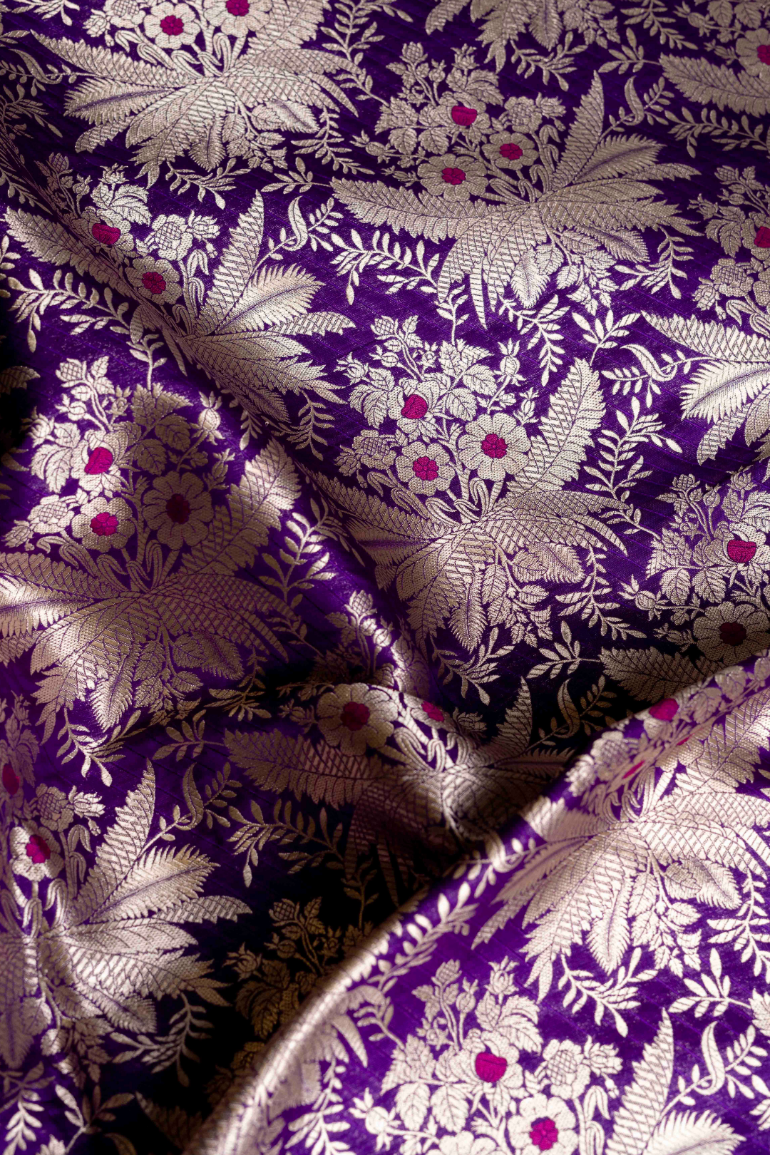 Pure Katan Silk brocade with kadhwa weave