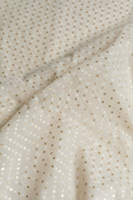 Handwoven Cotton Fabric with Polka Dots