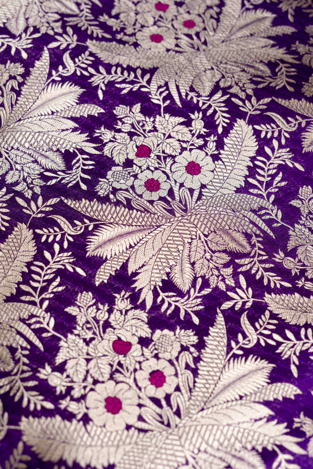 Pure Katan Silk brocade with kadhwa weave