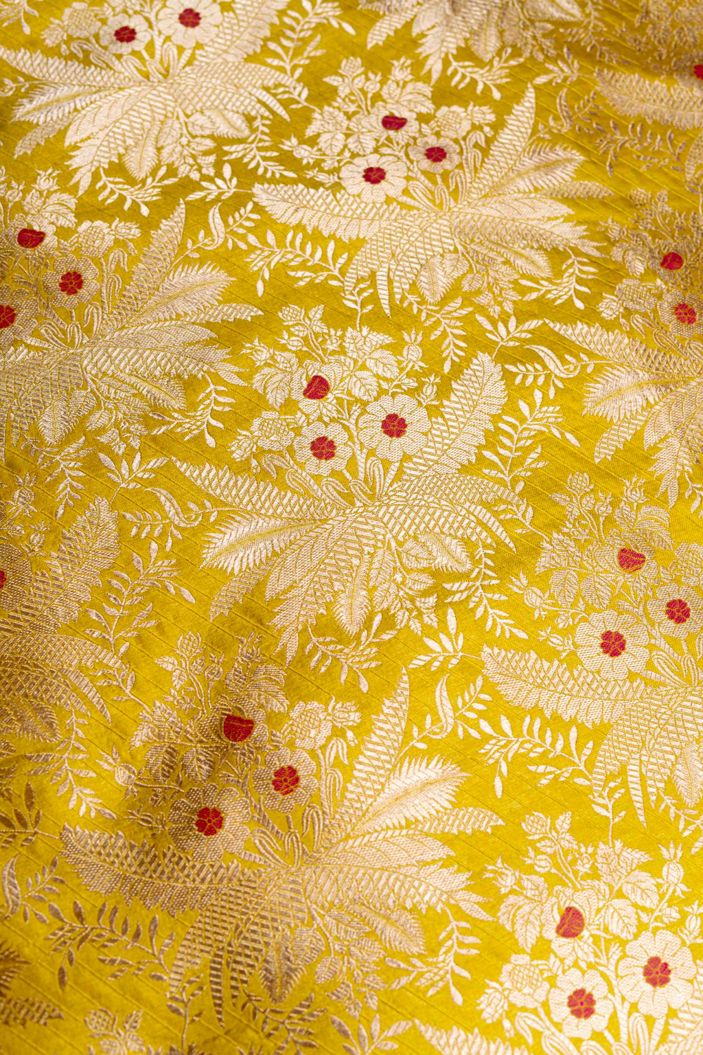 Pure Katan Silk brocade with kadhwa weave