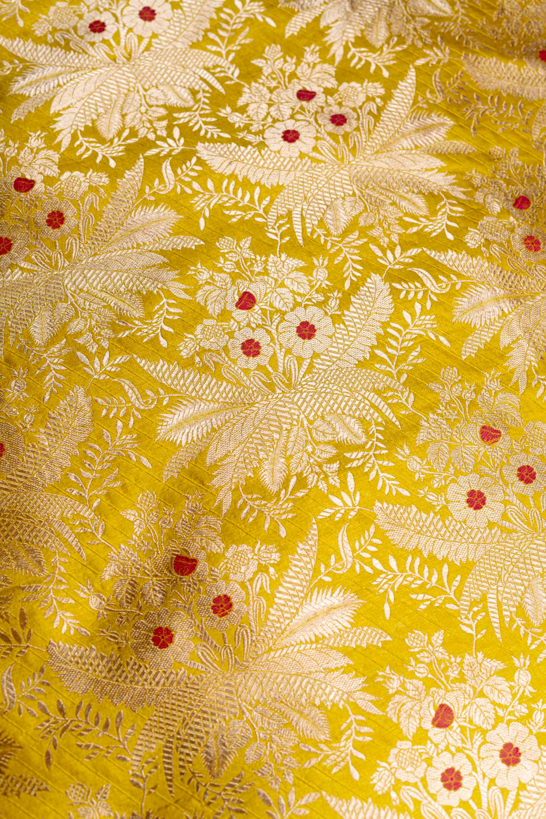 Pure Katan Silk brocade with kadhwa weave