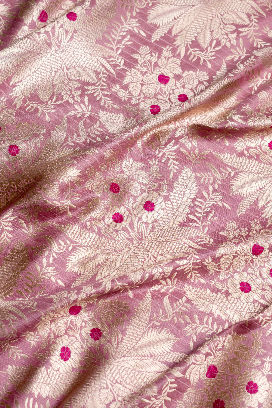 Pure Katan Silk brocade with kadhwa weave